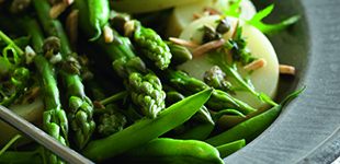 Baby Potato, Asparagus and Almond Salad